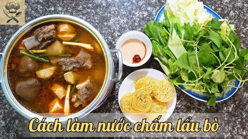 Hướng dẫn chi tiết cách làm nước chấm lẩu bò đơn giản 1