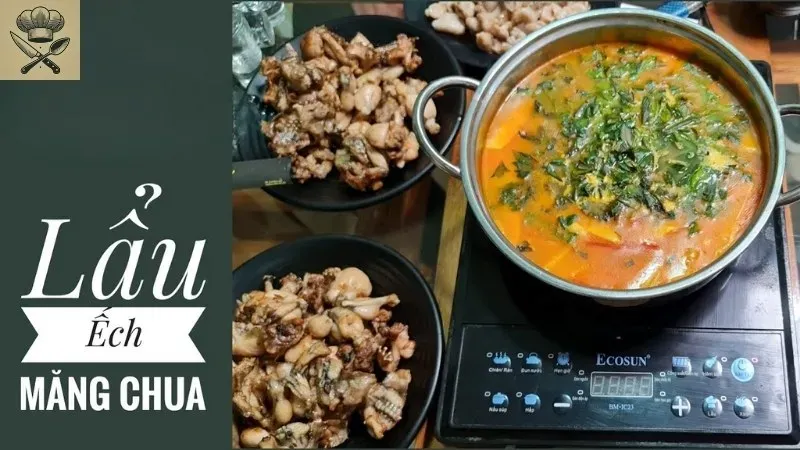 Hướng dẫn cách làm nước lẩu ếch măng cay đậm đà, ngon miệng