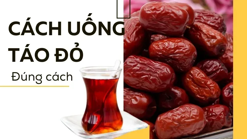 Cách uống táo đỏ đúng cách - Bí quyết đẹp da, giảm cân