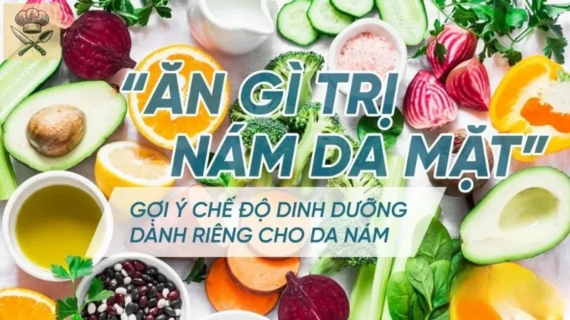 Những thực phẩm nên có trong chế độ ăn uống để trị tàn nhang