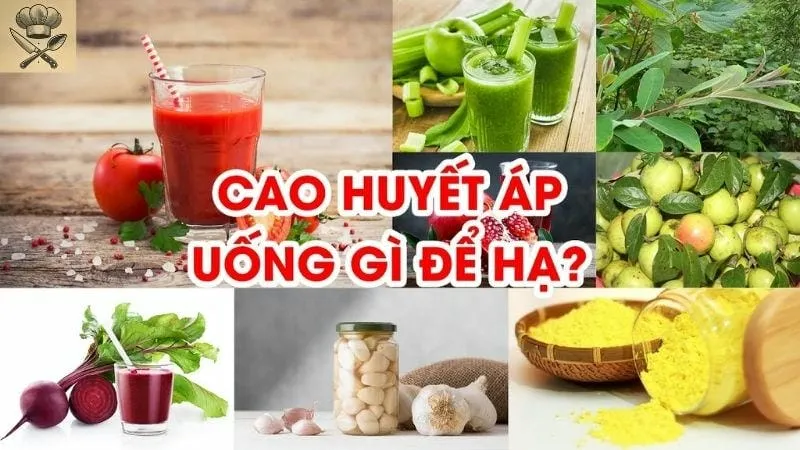Hướng dẫn chi tiết những đồ uống hạ huyết áp