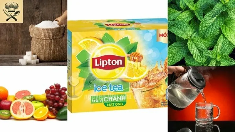 Hướng dẫn chi tiết làm những đồ uống từ trà lipton 2