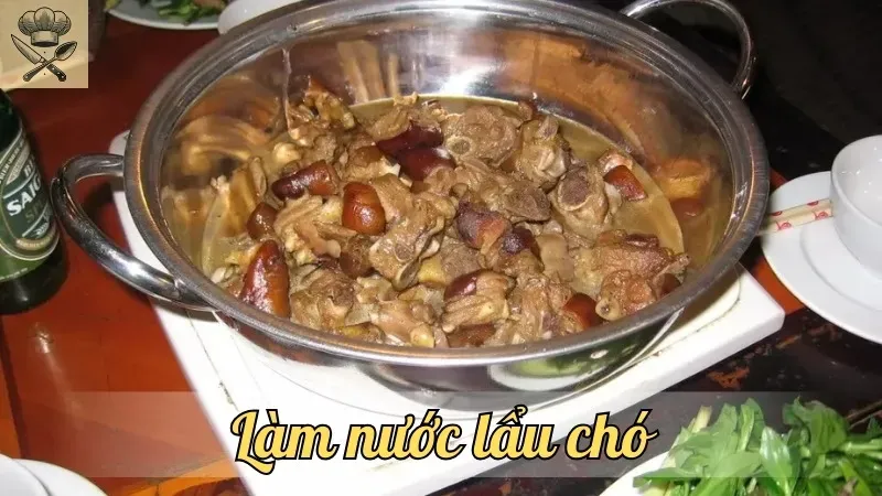 Các bước đơn giản để làm nước lẩu chó đậm đà hương vị