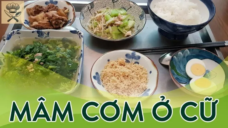 Mâm cơm ở cữ thực đơn cho mẹ sau sinh ngon miệng và bổ dưỡng