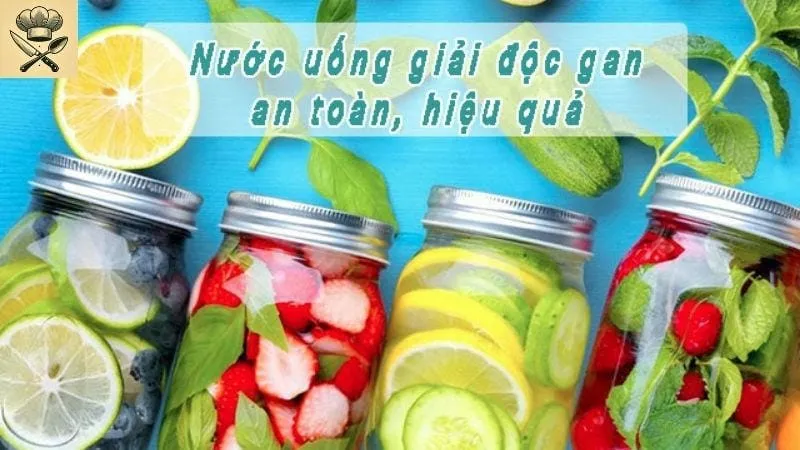 Hướng dẫn chi tiết cách làm nước uống giải độc gan