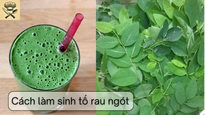 Hướng dẫn chi tiết cách làm sinh tố rau ngót tại nhà