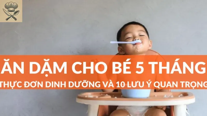 Làm thế nào để xây dựng thực đơn ăn dặm cho bé 5 tháng? 1