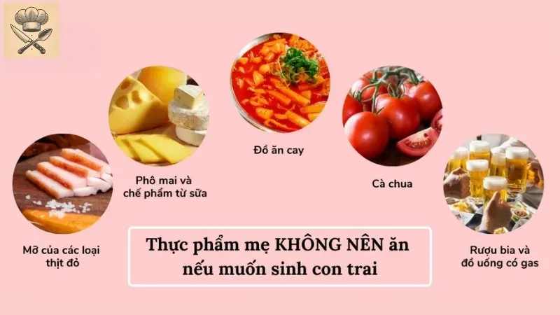 Thực đơn ăn dành riêng cho phụ nữ mong muốn sinh con trai 2