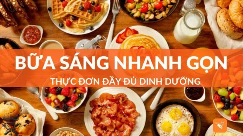 Thực đơn bữa sáng nhanh gọn không lo thiếu chất dinh dưỡng 1