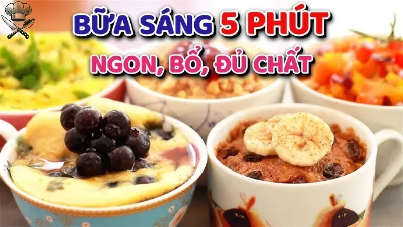 Thực đơn bữa sáng nhanh gọn không lo thiếu chất dinh dưỡng 2