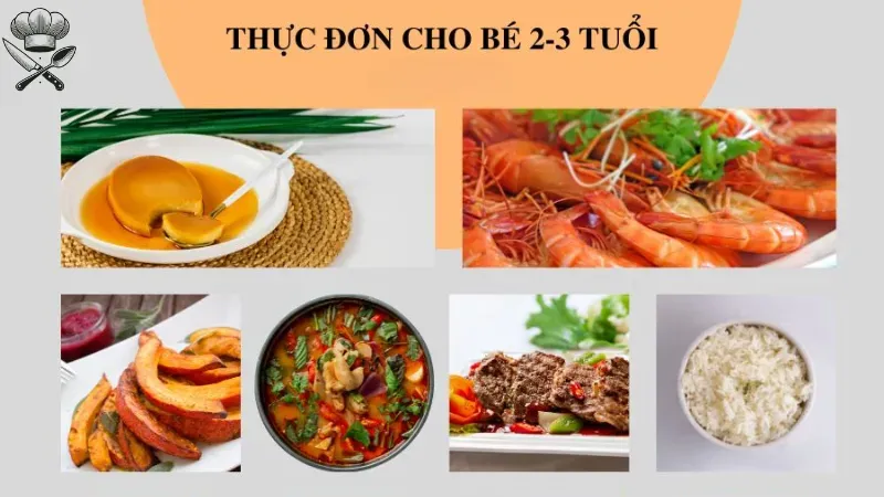 Xây dựng thực đơn cho bé 2-3 tuổi - Dinh dưỡng đầy đủ 3