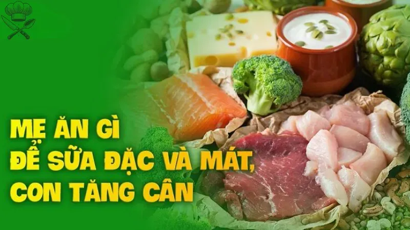 Thực đơn cho mẹ sau sinh giúp bé tăng cân trong 1 tuần 5