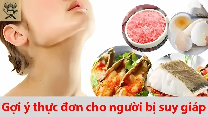 Tìm hiểu thực đơn ăn uống lành mạnh cho người bị suy giáp