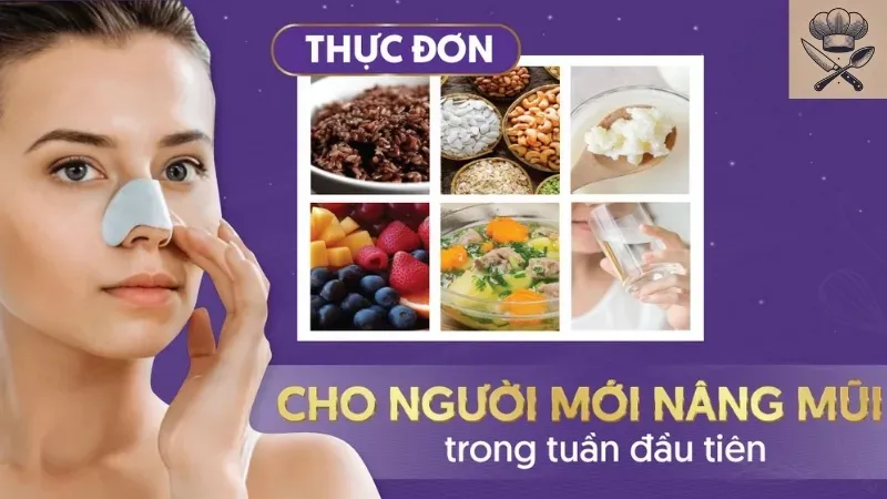 Bí quyết xây dựng thực đơn hợp lý cho người sau khi nâng mũi