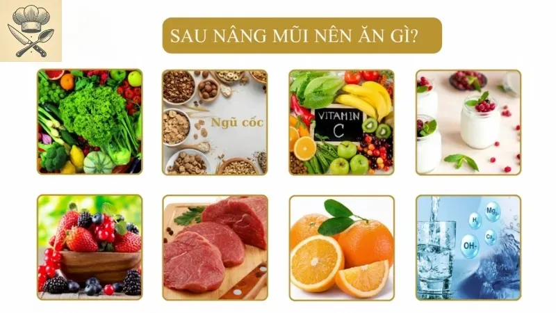 Bí quyết xây dựng thực đơn hợp lý cho người sau khi nâng mũi 2