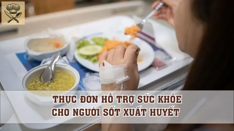 Thực đơn dinh dưỡng cho người sốt xuất huyết nhanh lành
