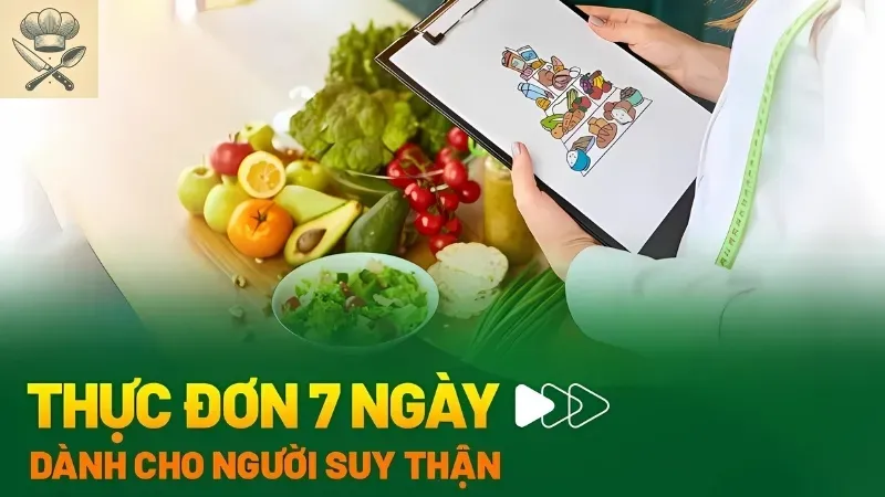 Người suy thận nên ăn gì? Thực đơn dinh dưỡng cần thiết