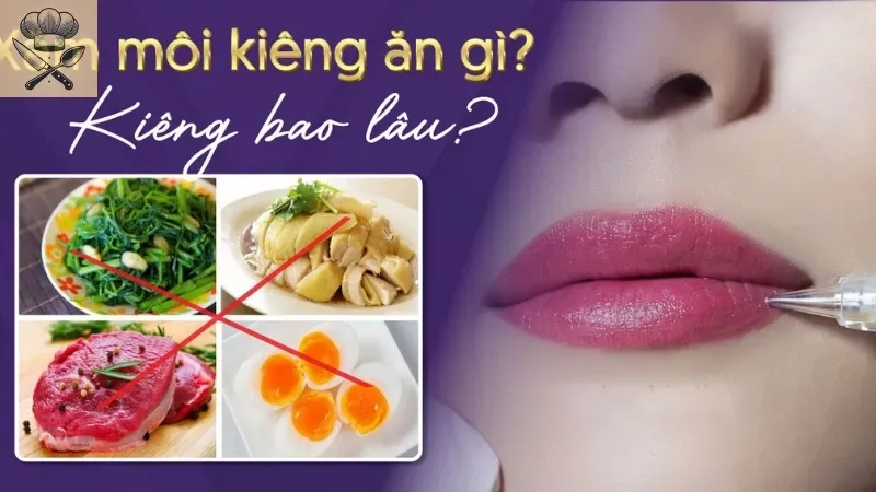 Xăm môi xong nên ăn gì? Thực đơn gợi ý để hồi phục nhanh 2