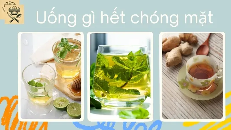 Cách hết chóng mặt bằng những loại nước uống dân gian 2