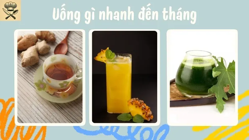 Nhanh có kinh nguyệt với những thức uống tự nhiên 1