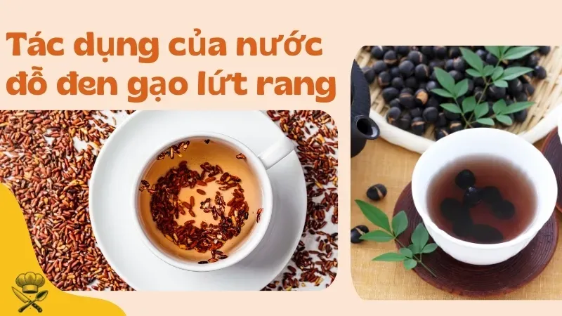 Tác dụng của nước đỗ đen gạo lứt rang - Có nên uống hàng ngày không? 1