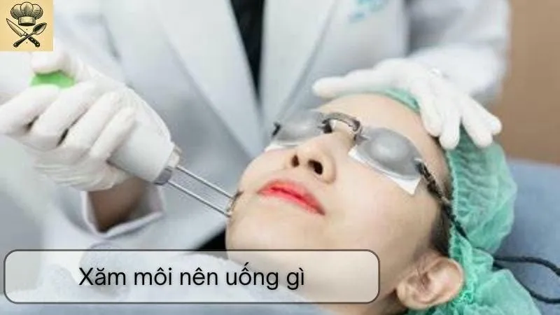 Xăm môi nên uống gì? hướng dẫn giúp phục hồi nhanh chóng