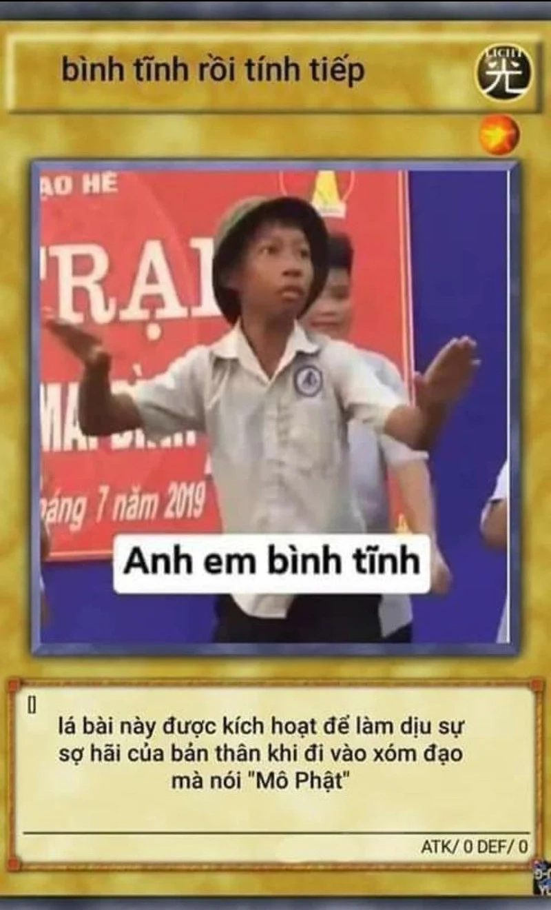 Khám phá thẻ bài yugioh meme với những tình huống hài hước và độc đáo.