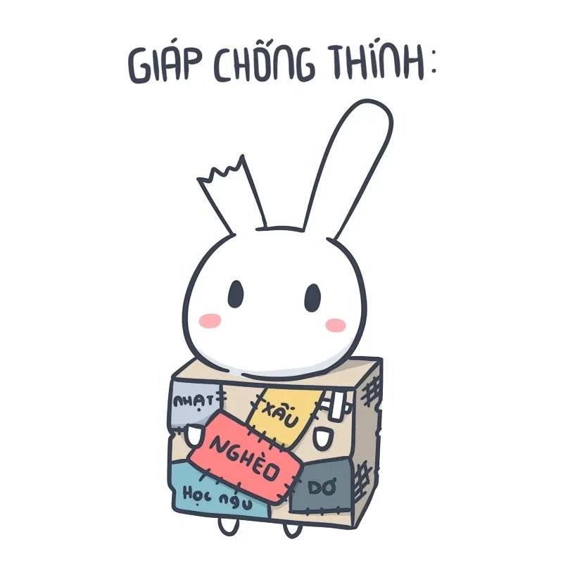 Chào đón năm mới cùng thỏ 7 màu tết, không thể thiếu trong bộ sưu tập meme của bạn.