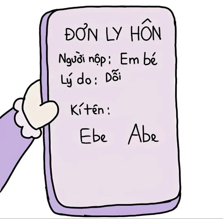 Meme em bé hôn gây 