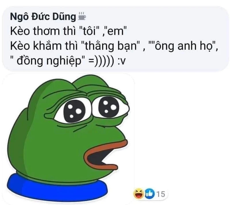 Hãy thưởng thức meme ếch suỵt với biểu cảm dễ thương và hài hước.