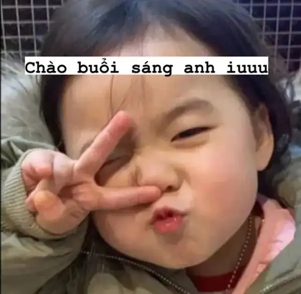 Ảnh meme chào mang lại không khí vui tươi cho mọi cuộc trò chuyện.