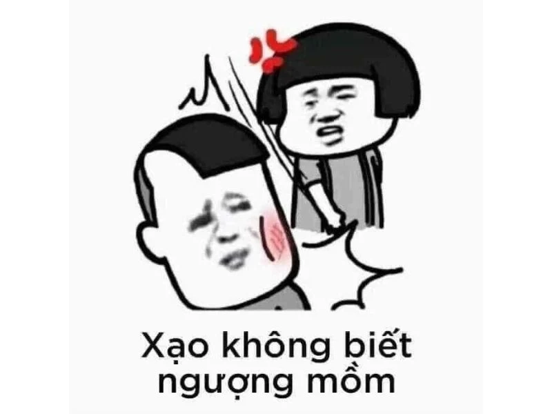 Meme đánh cho tỉnh cực kỳ hài hước với những pha hành động bất ngờ.