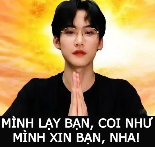 Tìm thấy sự dễ thương trong lạy mẹ quan âm meme đáng yêu.