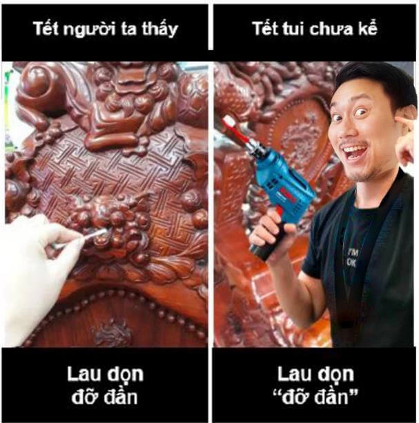 Avt tết meme cực kỳ dễ thương cho năm mới, làm bạn cười cả ngày!