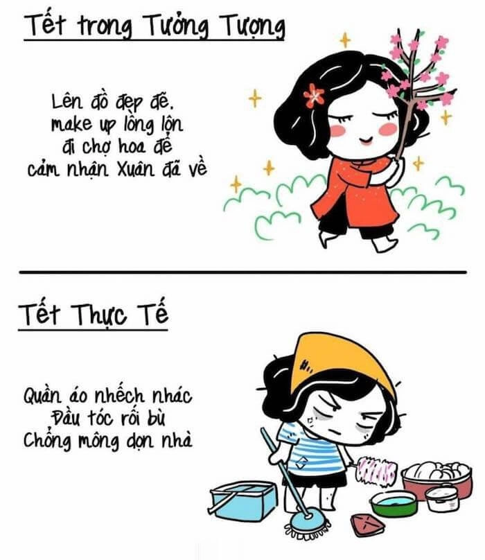 Avatar đón tết meme siêu dễ thương giúp bạn thể hiện tinh thần Tết!