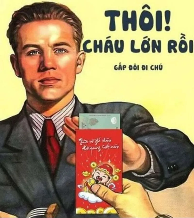 Meme Tết vui nhộn mang đến tiếng cười cho năm mới