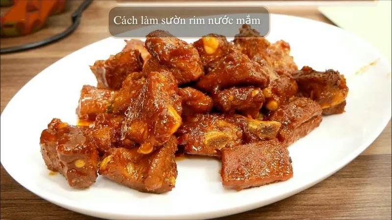 Hướng dẫn chi tiết cách làm sườn rim nước mắm ngon tại nhà