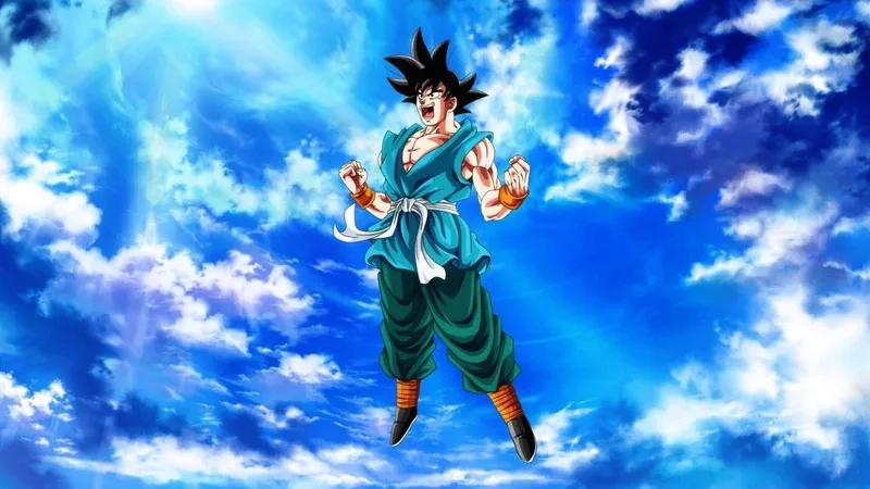 Trang trí thiết bị với hình nền black goku huyền bí.