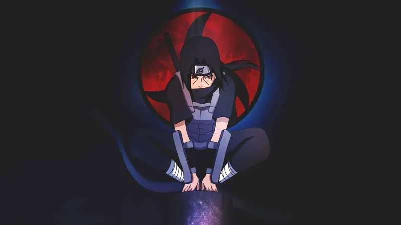 Thêm điểm nhấn với ảnh nền itachi đẹp độc đáo.