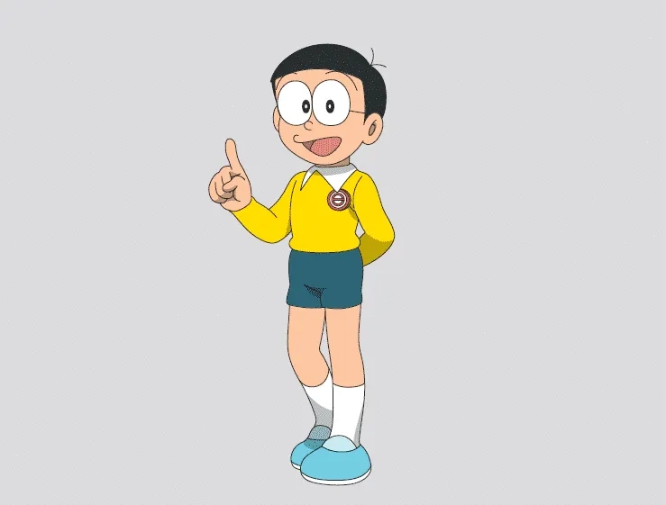 Tạo dấu ấn riêng với hình xăm nobita và xuka đặc sắc.