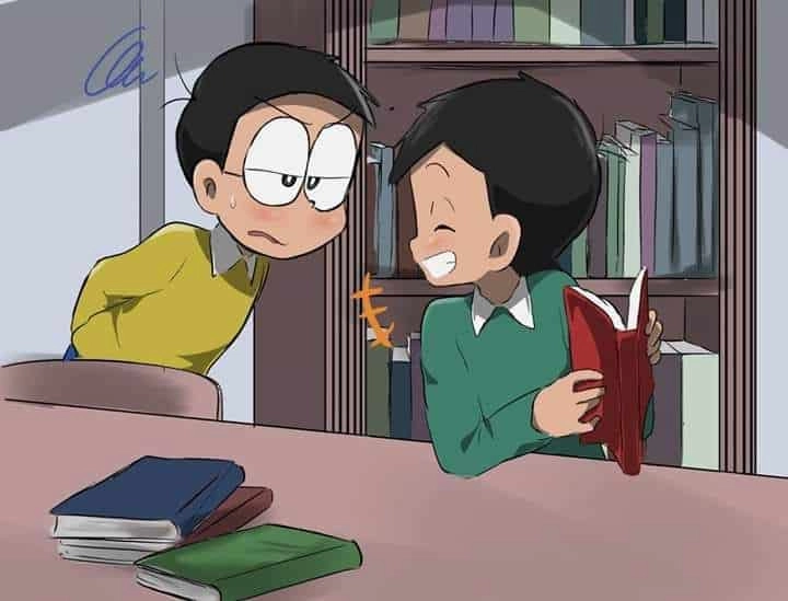 Cảm nhận sự dễ thương qua ảnh nobita xuka đầy ý nghĩa.