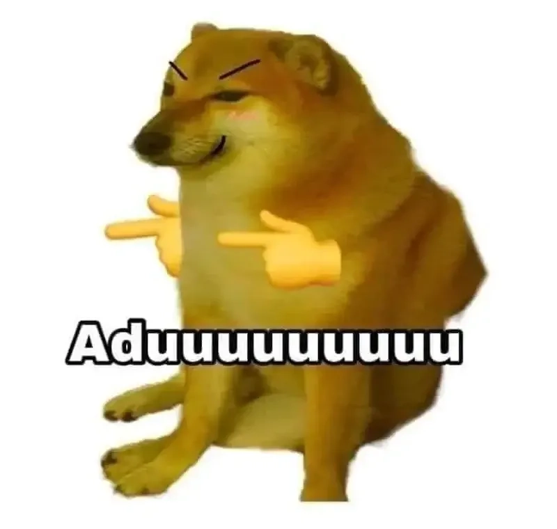 Ảnh meme doge luôn là lựa chọn hoàn hảo để làm bức ảnh vui nhộn.