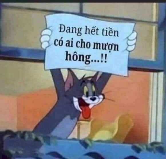 Meme lau nước mắt bằng tiền mang lại một hình ảnh hài hước khi sử dụng tiền để xoa dịu nỗi buồn.