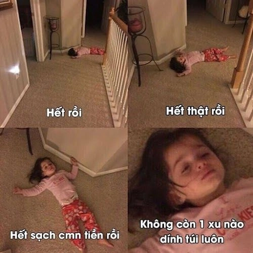 Meme ảnh ví hết tiền làm bạn bật cười khi ví của bạn không còn gì.