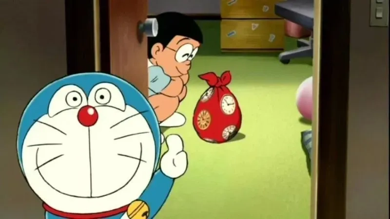 Tình bạn chân thành thể hiện rõ qua hình nobita và doraemon cute.