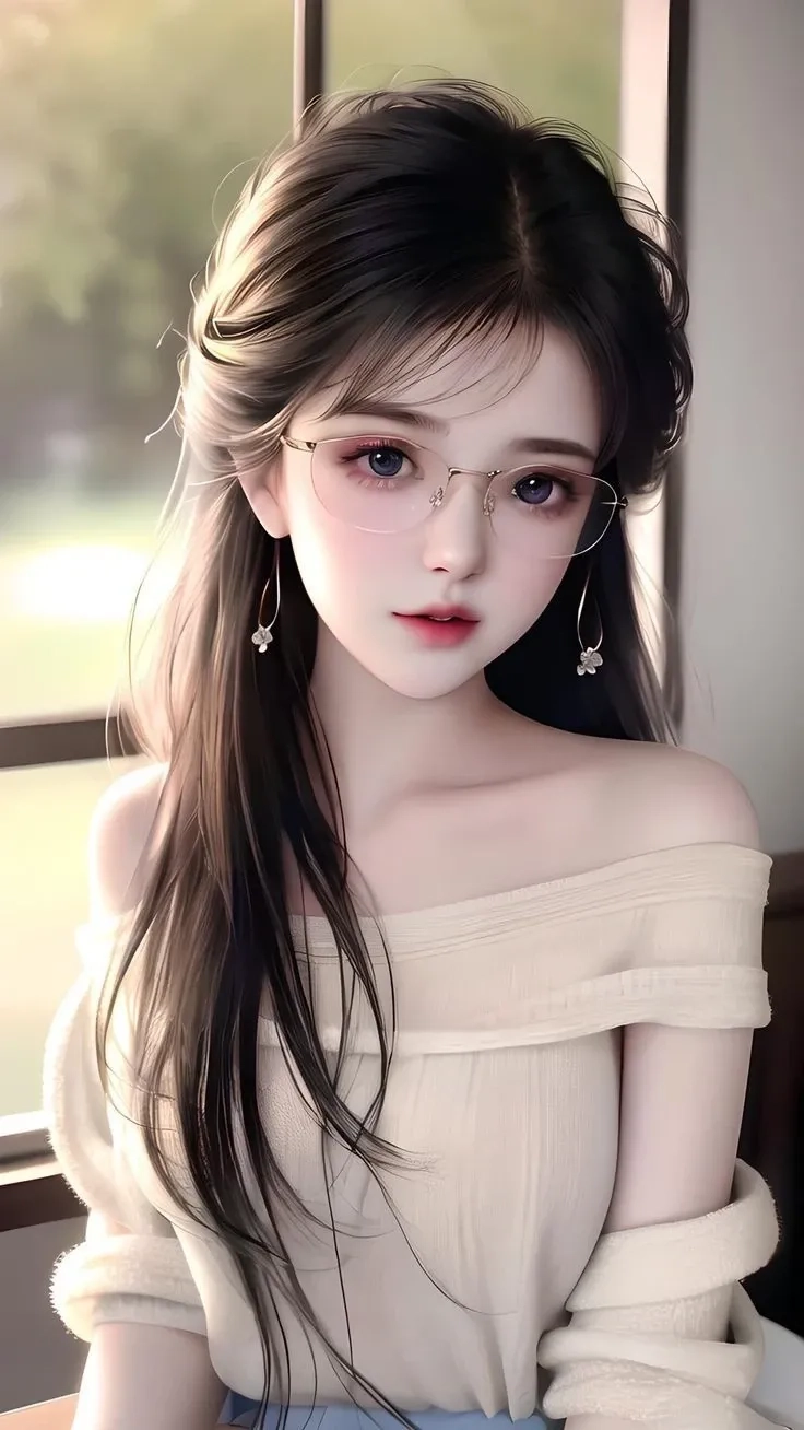 Khám phá gái xinh tóc ngắn đeo kính cute cực kỳ đáng yêu.