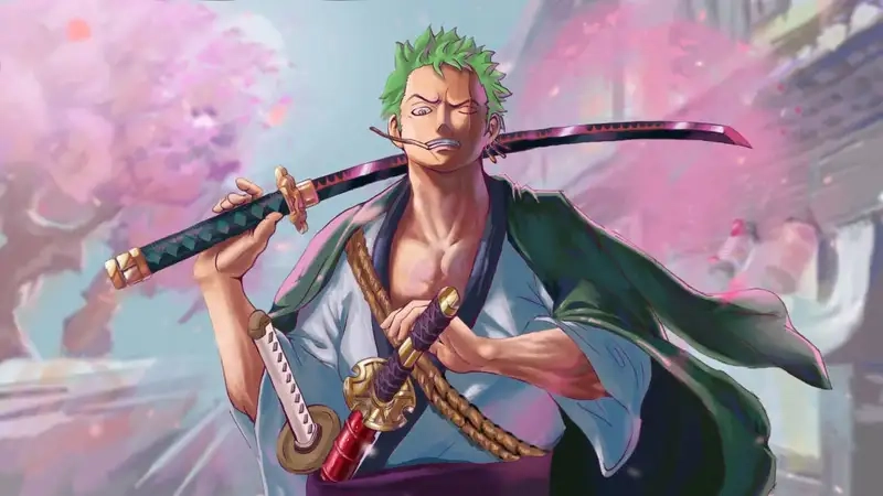 Thể hiện sự yêu thích One Piece với ảnh avatar Zoro siêu ngầu.