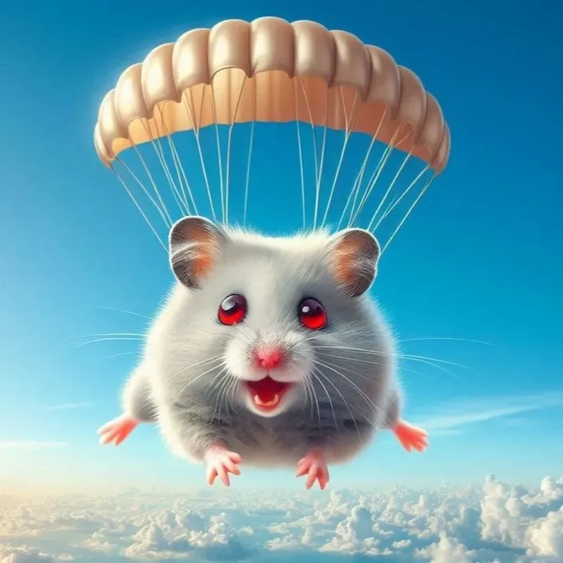 meme chuột hamster ăn chuối cực kỳ đáng yêu và gây cười cho bạn bè.