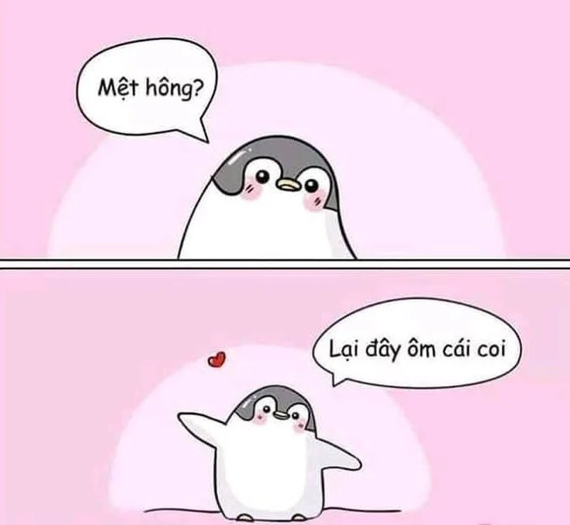 Chia sẻ một ảnh meme ôm nhau là cách tuyệt vời để gửi gắm yêu thương.