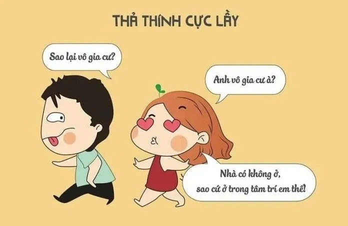 Meme anh yêu em thể hiện tình cảm chân thành và đáng yêu dành cho người ấy!